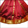 Maroon Pattu Parikini with contrast border SPP-18 - Click here to View more details about this Product